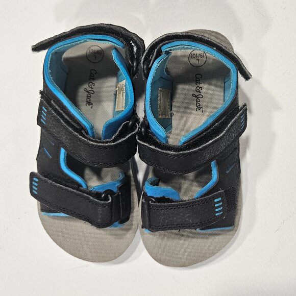 Toddler Boys Shoe Bundle – 3 Pairs – Size 8–11 – Sharks, Sandals & More! - Picture 6 of 11